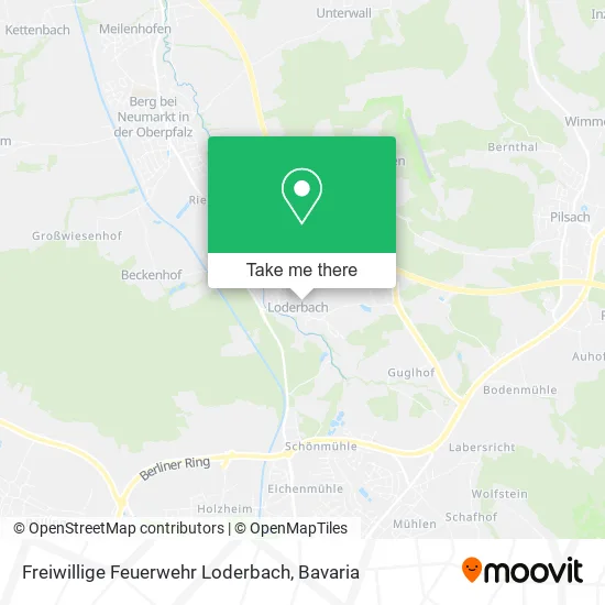 Карта Freiwillige Feuerwehr Loderbach