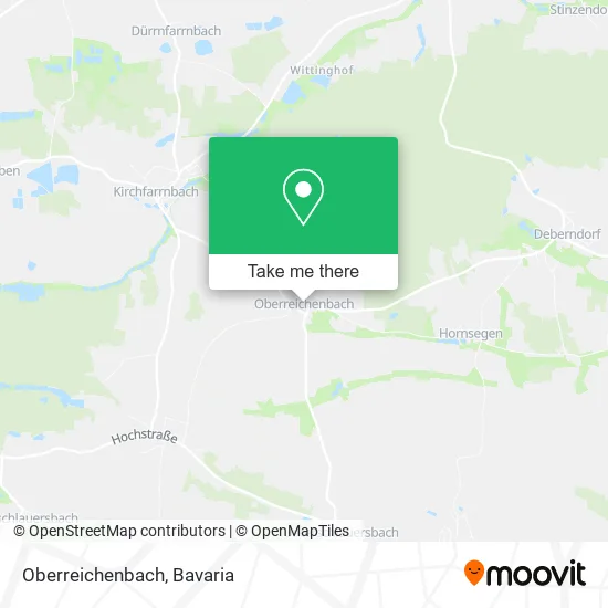 Карта Oberreichenbach