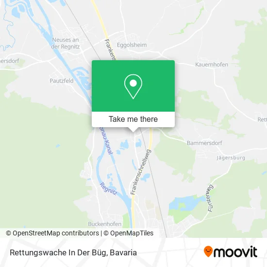 Карта Rettungswache In Der Büg