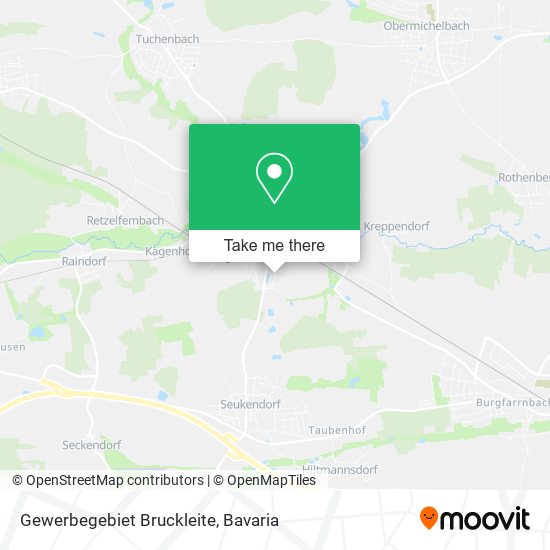 Gewerbegebiet Bruckleite map