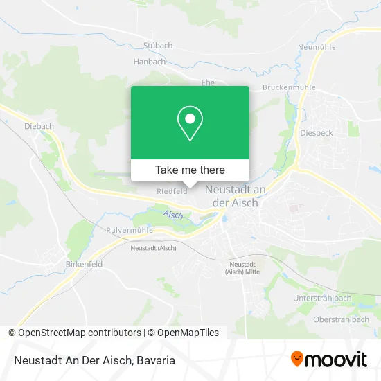 Карта Neustadt An Der Aisch