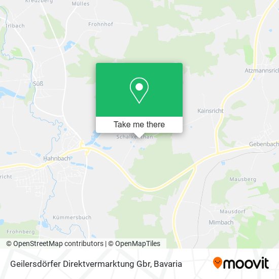 Geilersdörfer Direktvermarktung Gbr map