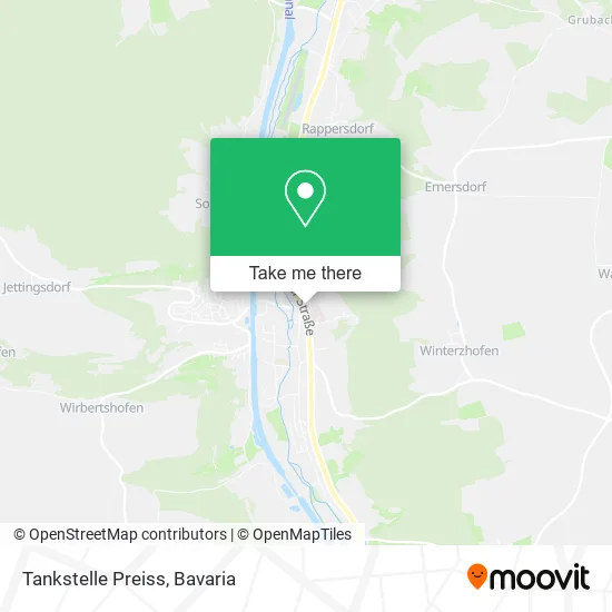 Карта Tankstelle Preiss