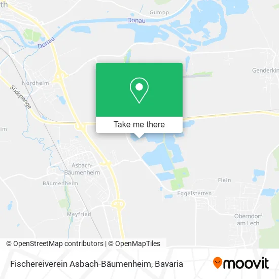 Карта Fischereiverein Asbach-Bäumenheim