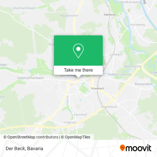 Карта Der Beck