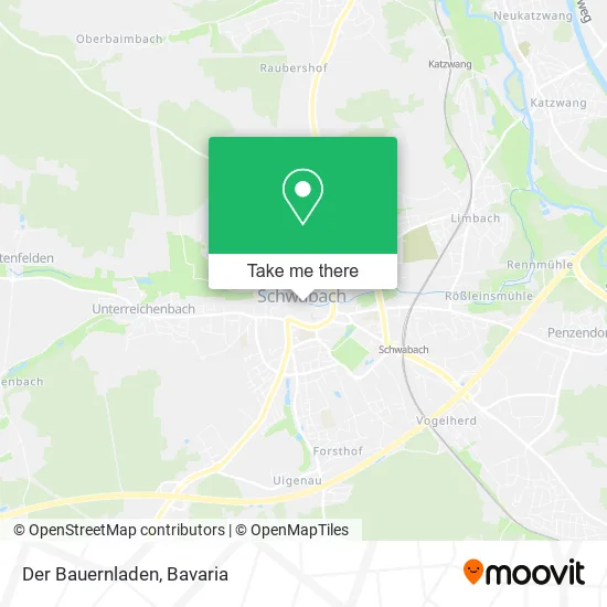 Карта Der Bauernladen
