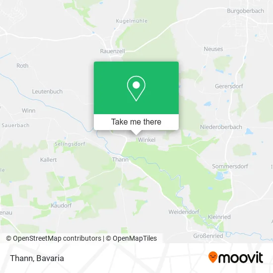 Карта Thann