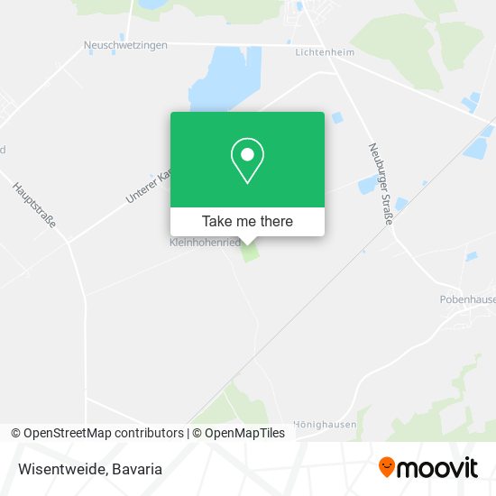 Wisentweide map