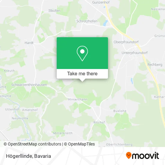 Карта Högerllinde