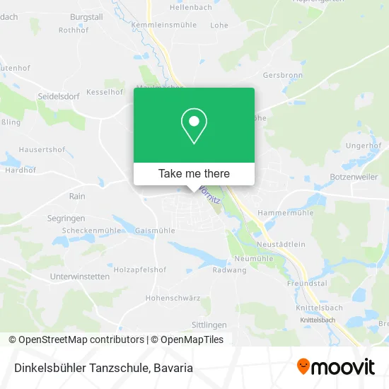 Карта Dinkelsbühler Tanzschule