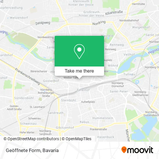 Карта Geöffnete Form