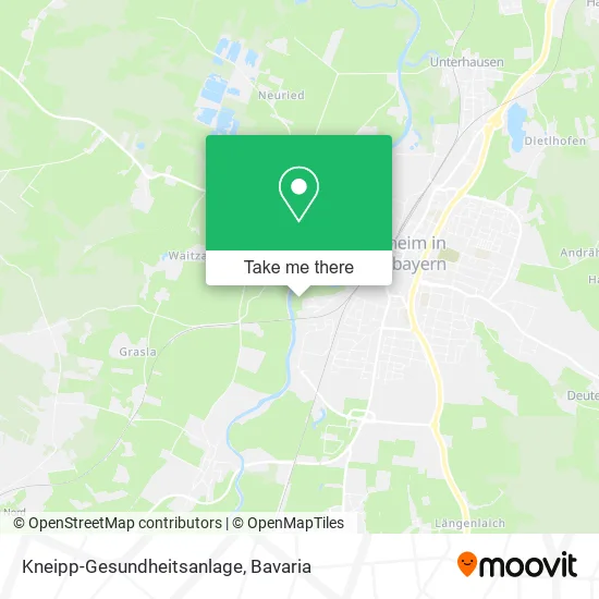 Карта Kneipp-Gesundheitsanlage