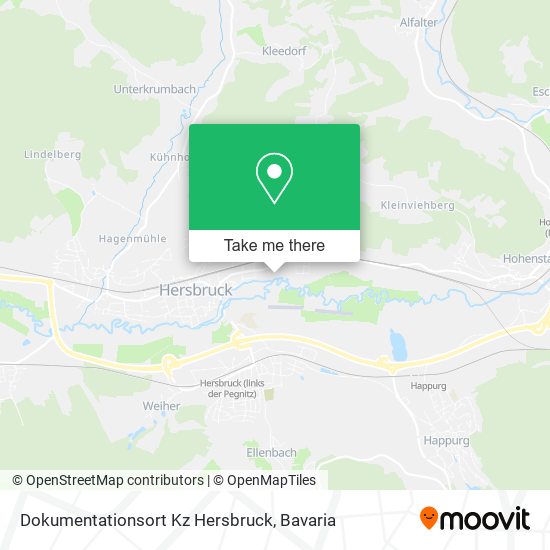 Карта Dokumentationsort Kz Hersbruck