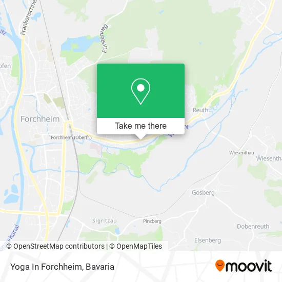 Yoga In Forchheim map