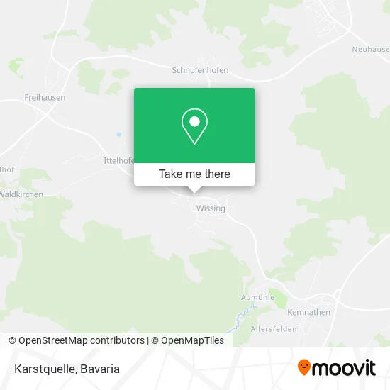 Карта Karstquelle