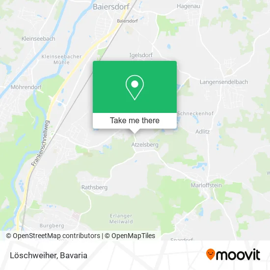 Карта Löschweiher