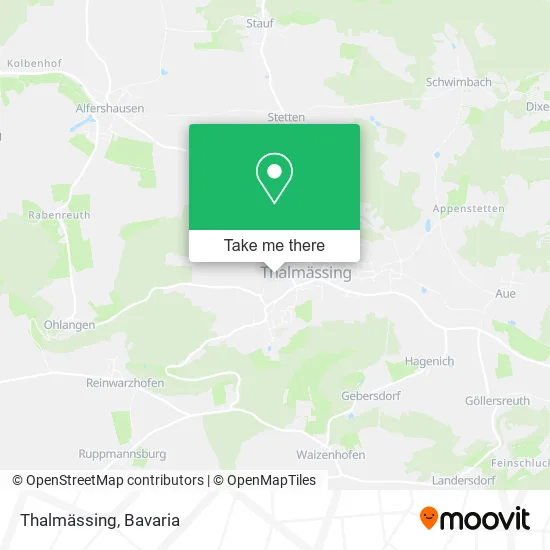 Карта Thalmässing