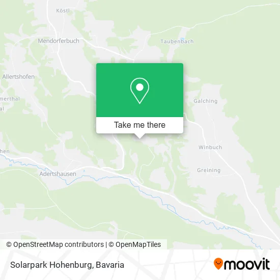 Карта Solarpark Hohenburg
