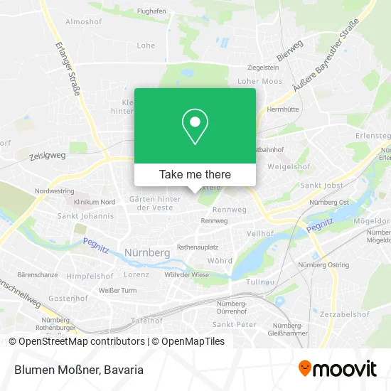 Карта Blumen Moßner