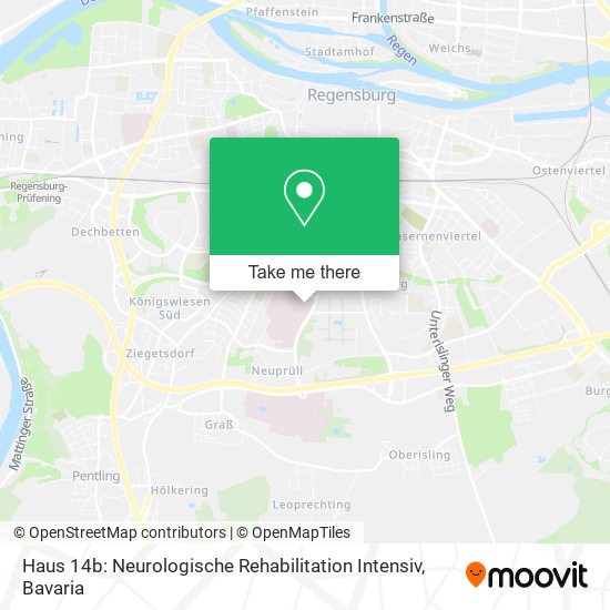 Haus 14b: Neurologische Rehabilitation Intensiv map