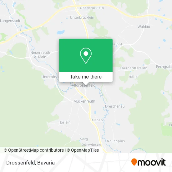 Drossenfeld map
