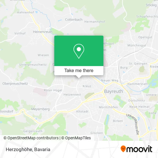 Карта Herzoghöhe