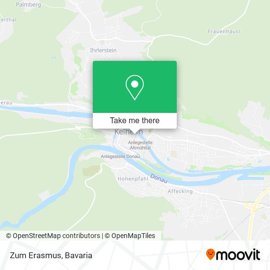 Zum Erasmus map