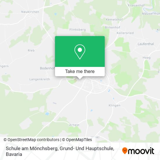 Schule am Mönchsberg, Grund- Und Hauptschule map