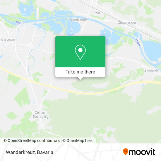 Карта Wanderkreuz