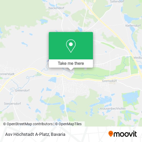 Asv Höchstadt A-Platz map