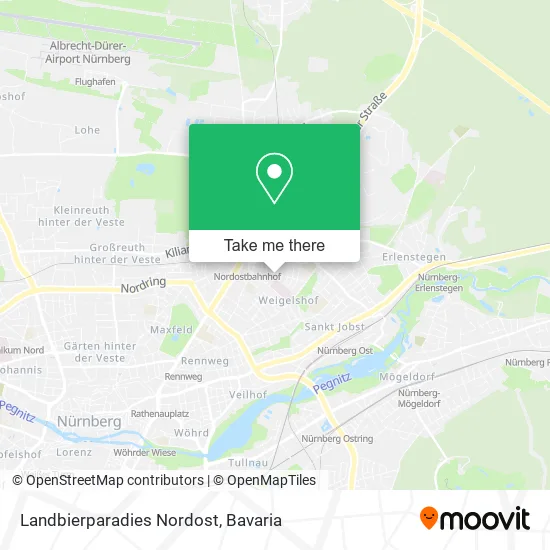 Карта Landbierparadies Nordost