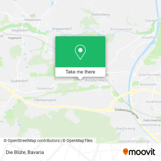 Карта Die Blüte