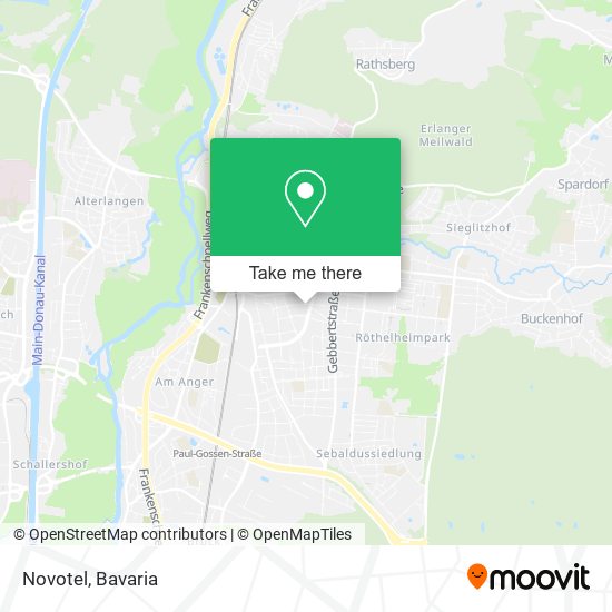 Novotel map