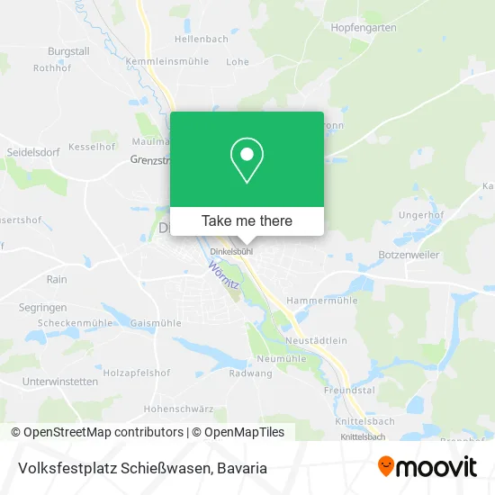 Карта Volksfestplatz Schießwasen