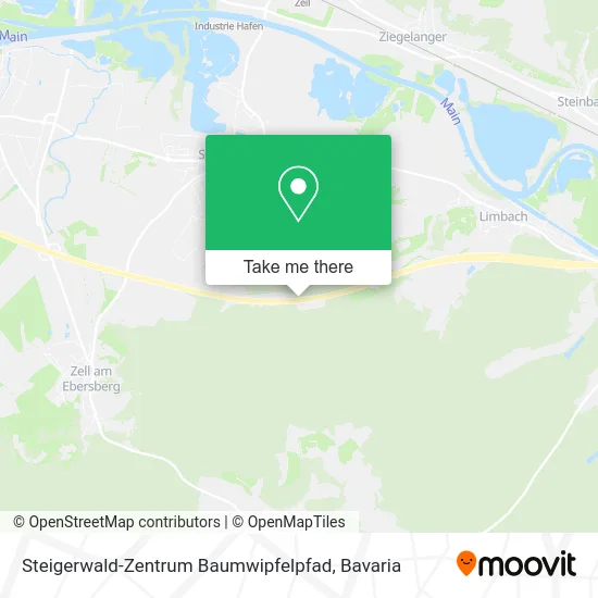 Карта Steigerwald-Zentrum Baumwipfelpfad