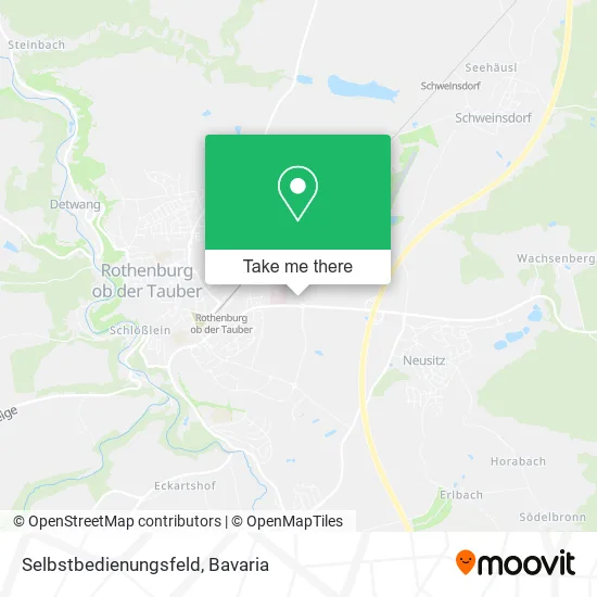 Карта Selbstbedienungsfeld