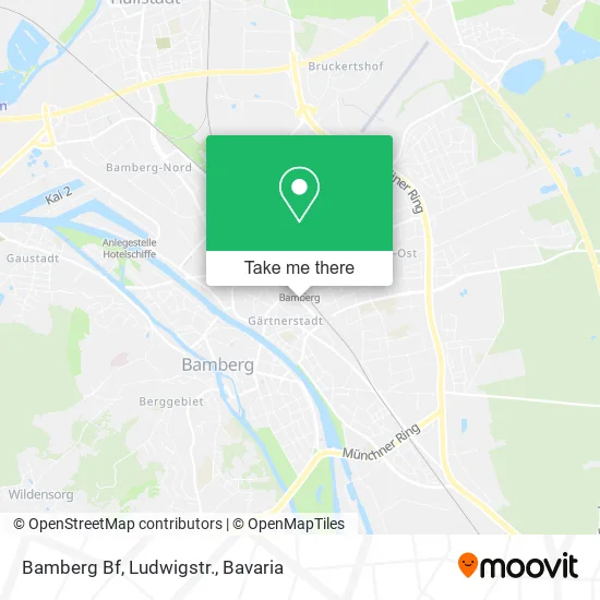 Карта Bamberg Bf, Ludwigstr.