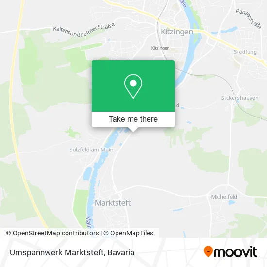Карта Umspannwerk Marktsteft