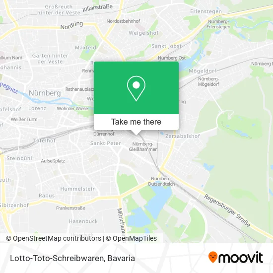Карта Lotto-Toto-Schreibwaren