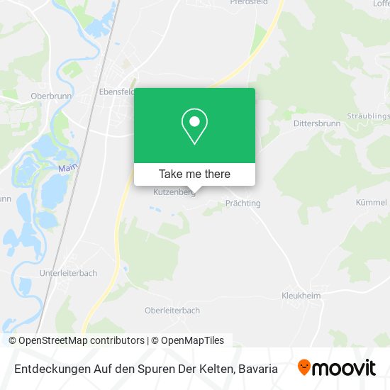 Entdeckungen Auf den Spuren Der Kelten map