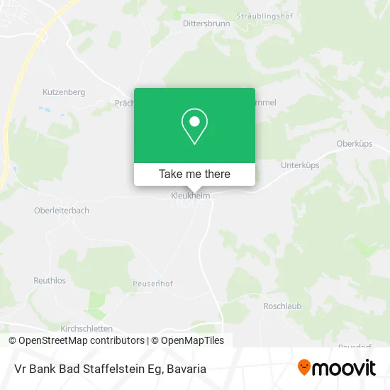 Карта Vr Bank Bad Staffelstein Eg