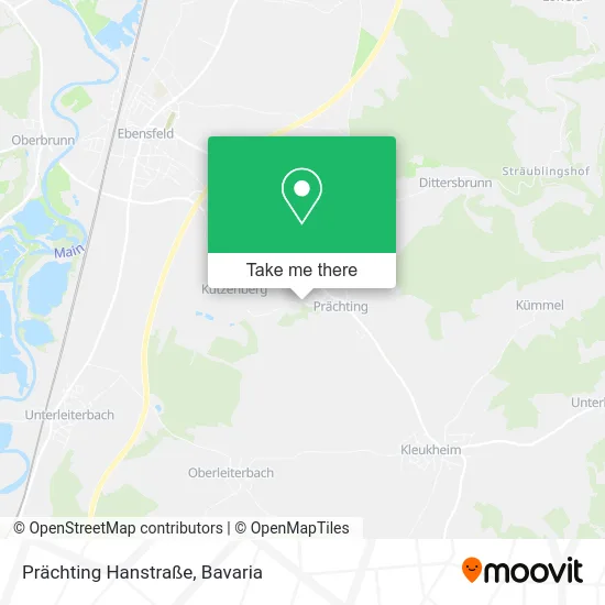 Карта Prächting Hanstraße