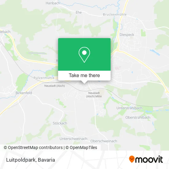 Карта Luitpoldpark