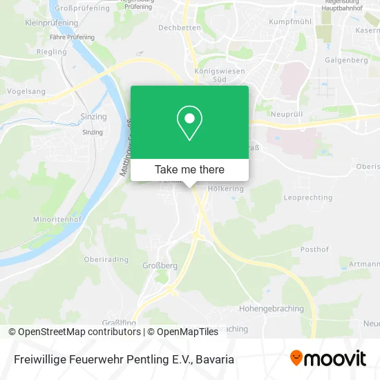 Карта Freiwillige Feuerwehr Pentling E.V.