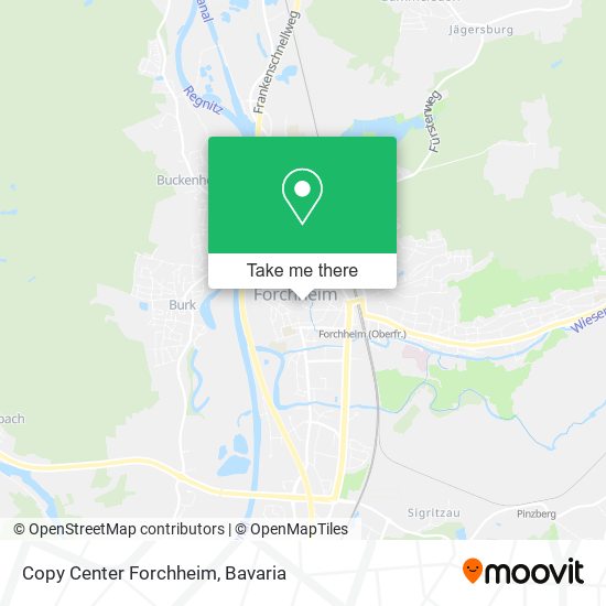 Copy Center Forchheim map