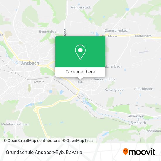 Grundschule Ansbach-Eyb map