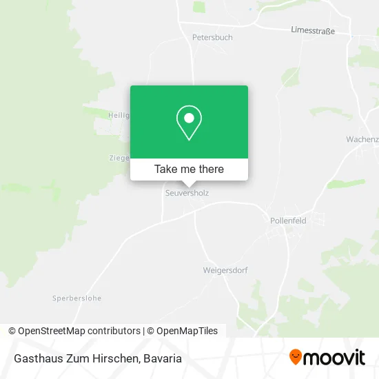 Карта Gasthaus Zum Hirschen