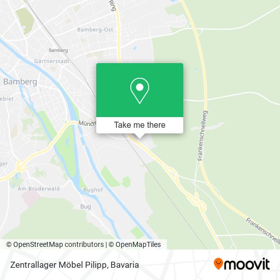 Zentrallager Möbel Pilipp map