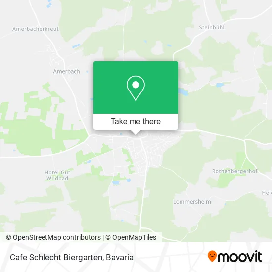 Cafe Schlecht Biergarten map
