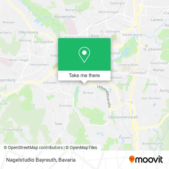 Карта Nagelstudio Bayreuth